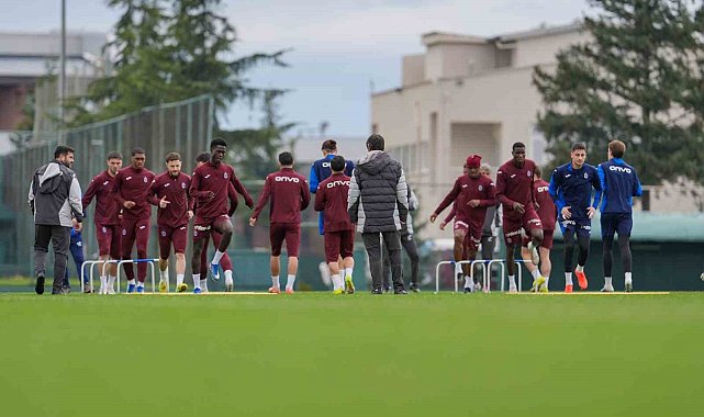 Trabzonspor, Galatasaray maçı hazırlıklarını tamamladı