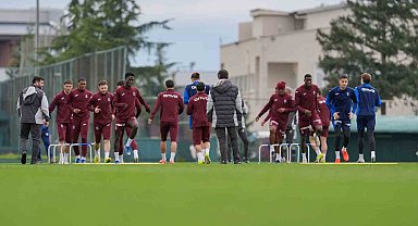 Trabzonspor, Galatasaray maçı hazırlıklarını tamamladı