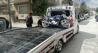 Trafik denetiminde 2 motosiklet sürücüsüne 254 bin TL ceza