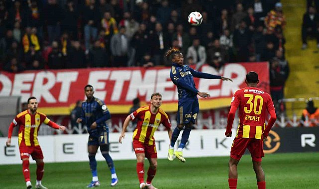 Trendyol Süper Lig: Kayserispor: 0 - Fenerbahçe: 1