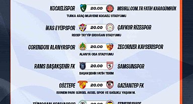 Trendyol Süper Lig'de 33. hafta programı belli oldu