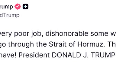 Trump'tan İran'a Hürmüz Boğazı uyarısı