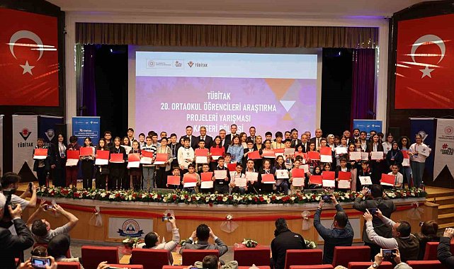 TÜBİTAK Ortaokul Öğrencileri Araştırma Projeleri Kayseri Bölge Yarışması'nı kazananlar belli oldu