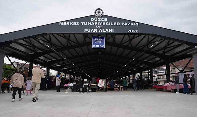 Tuhafiyeciler temiz ve nezih pazaryerine kavuştu