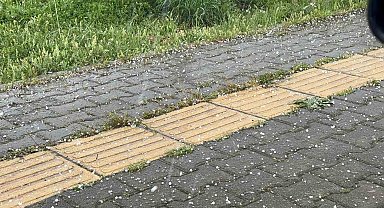 Tunceli'de gök gürültülü sağanak ve dolu yağışı etkili oldu