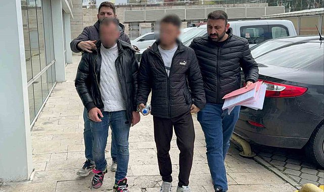 Uyuşturucu operasyonunda gözaltına alınan 2 kişi adliyeye sevk edildi
