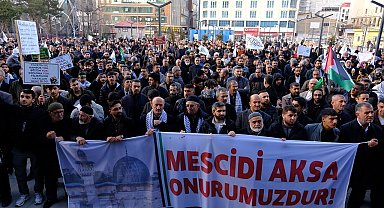 Van'daki STK'lardan İsrail'e karşı ortak tepki