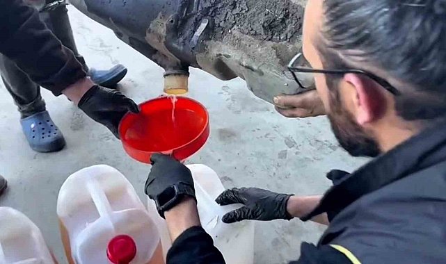 Yakıt deposunda 48 kilo sıvı metamfetamin ele geçirildi