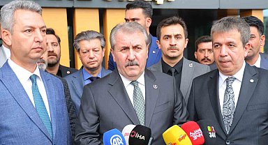 Yaralı öğrencileri ziyaret eden BBP lideri Destici'den 'aile' vurgusu