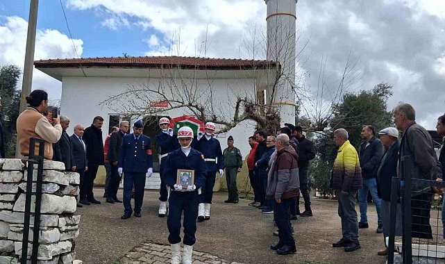 Yatağan'da Kıbrıs Gazisi son yolculuğuna uğurlandı