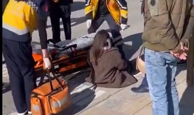Yaya geçidinde kaza: 1 yaralı
