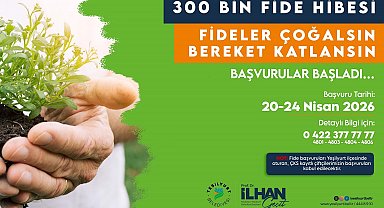 Yeşilyurt Belediyesi 300 bin adet fide dağıtımı yapacak