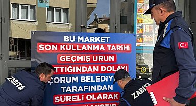 Zabıta, A101 Market şubesini kapattı