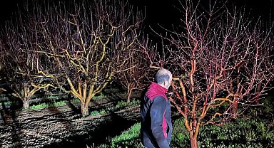 Zirai don alarmı! Ekipler sahada