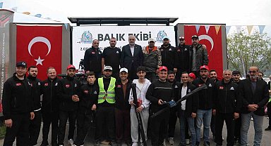 2. Geleneksel Balık Ekibi Gökkuşağı Alabalık Tutma Yarışması'na yoğun ilgi