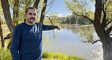 'Su akar yolunu bulur' ifadesi gerçek oldu, Yılmaz ırmağı taştı tarım arazileri sular altında kaldı