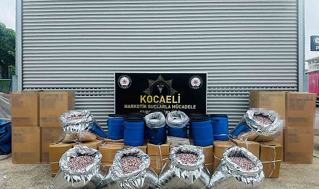 40 milyon haplık uyuşturucu üretimi son anda engellendi