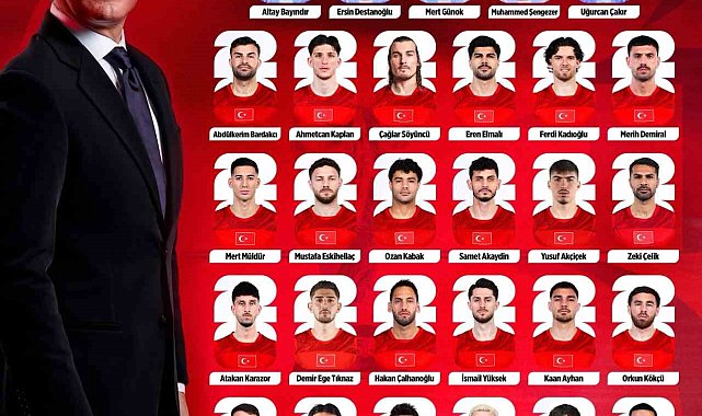 A Milli Takım'ın 2026 FIFA Dünya Kupası geniş kadrosu açıklandı