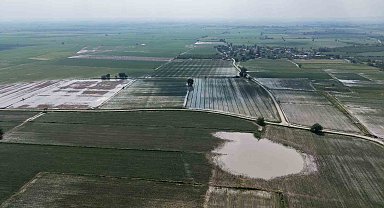 Adana'da tarım arazileri sular altında kaldı