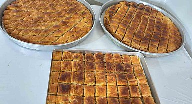 Ağrı'da bayram öncesi evlerde baklava mesaisi başladı