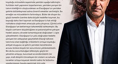 Ahmet Toprak, Elazığspor başkanlığına adaylığını açıkladı