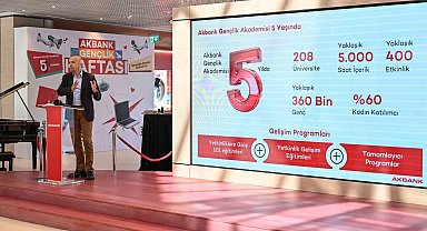 Akbank Gençlik Akademisi 5 yılda yaklaşık 360 bin gence ulaştı