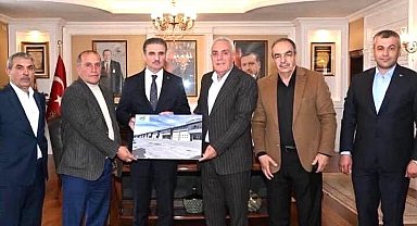 Akdağ Sanayi Yapı Kooperatifi'nden Vali Aydın Baruş'a ziyaret