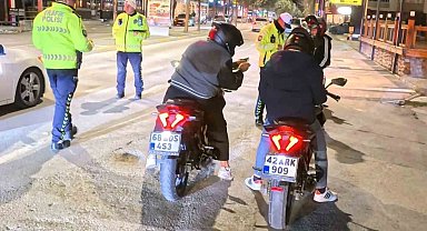 Aksaray'da motosikletlere yönelik denetimler artırıldı