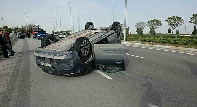 Aksaray'da otomobil ile hafif ticari araç çarpıştı: 2 yaralı