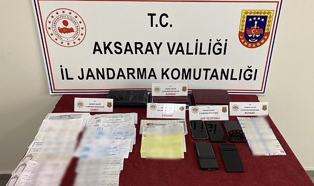 Aksaray'da tefeci operasyonu: 3 tutuklama