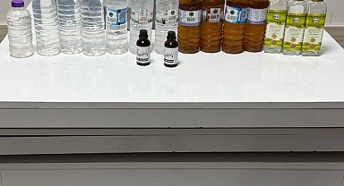 Akşehir'de sahte alkol operasyonu