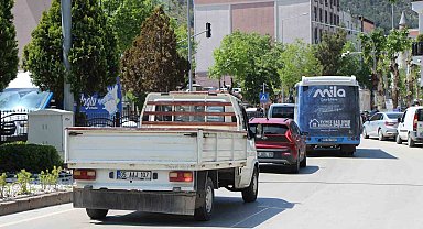 Amasya'da taşıt sayısı 166 bini geçti