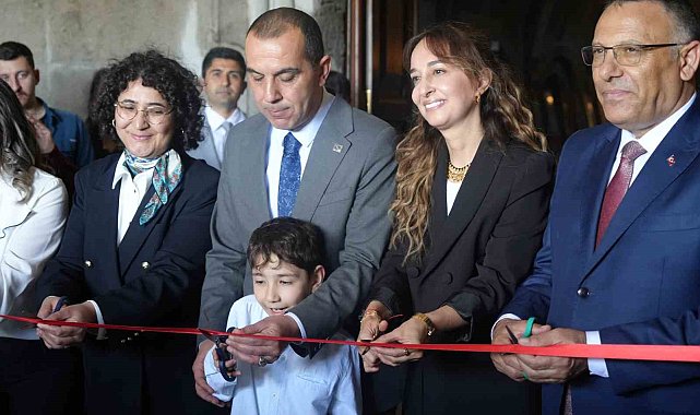 Anadolu Selçukluları döneminde inşa edilen Ejder Kervansarayı'nda "Nakş-ı Saray" sergisi