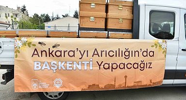 Ankara Büyükşehir'den arıcılara kovan desteği