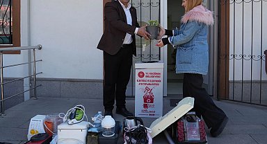 Ankara Keçiören'de elektronik atık kampanyasına yoğun ilgi