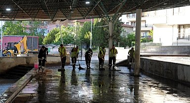 Ankara Keçiören'de kurban kesim alanları temizlendi