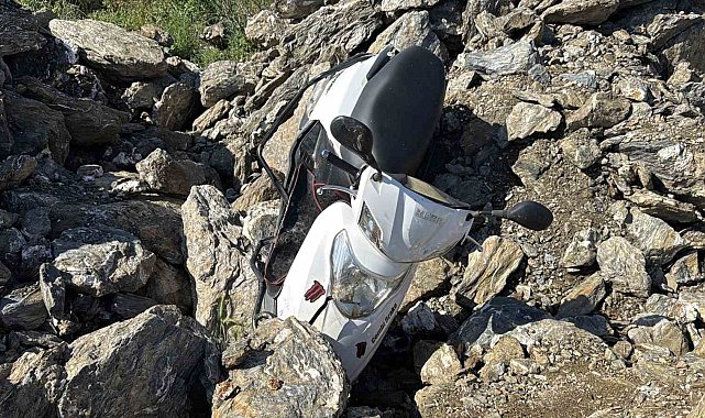 Antalya'da kayalık alanda kaza yapan motosikletin sürücüsü hayatının kaybetti