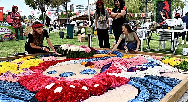 Antalya'da 130 bin çiçekle renkli rekabet