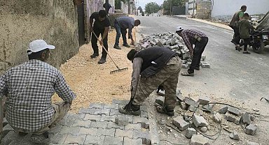 Araban'da cadde ve sokaklarda iyileştirilme çalışmaları sürüyor
