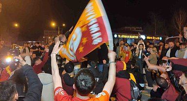 Ardahan'da Galatasaray'ın şampiyonluk sevinci yaşandı