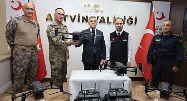 Artvin'de 4 termal drone göreve başladı