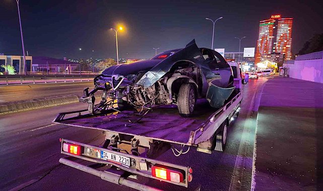 Avcılar'da alkollü sürücü kaza yaptı