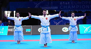Avrupa Karate Şampiyonası'nda millilerden gümüş madalya
