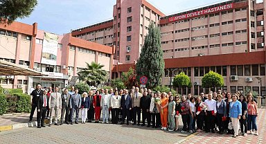 Aydın Devlet Hastanesi'ne veda programı düzenlendi