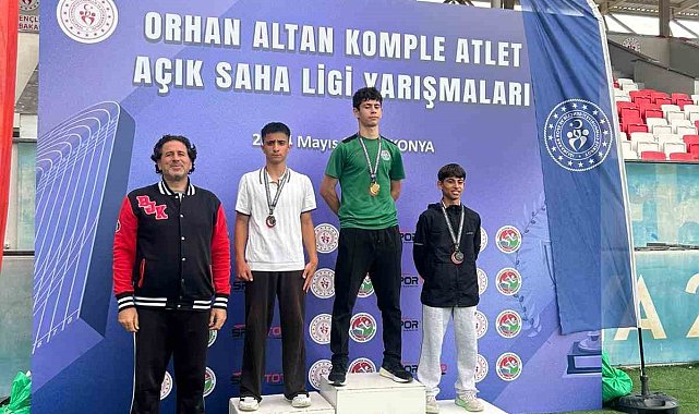 Aydınlı sporculardan Konya'da madalya yağmuru