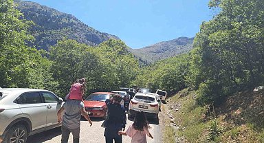 Aygırdibi Şelalesi 6 bin ziyaretçi ağırladı