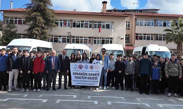Bafra'da öğrenci ve veliler üretim alanlarını yerinde gördü