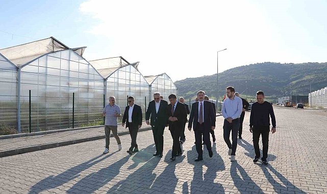 Bafra'da üretim ve kamu yatırımları yerinde incelendi