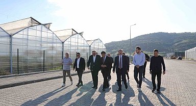 Bafra'da üretim ve kamu yatırımları yerinde incelendi