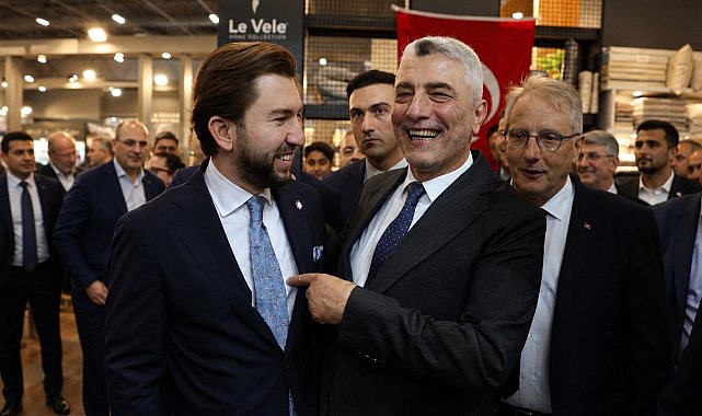 Bakan Bolat, Hometex 2026'nın gözdesi DENİB standını ziyaret etti